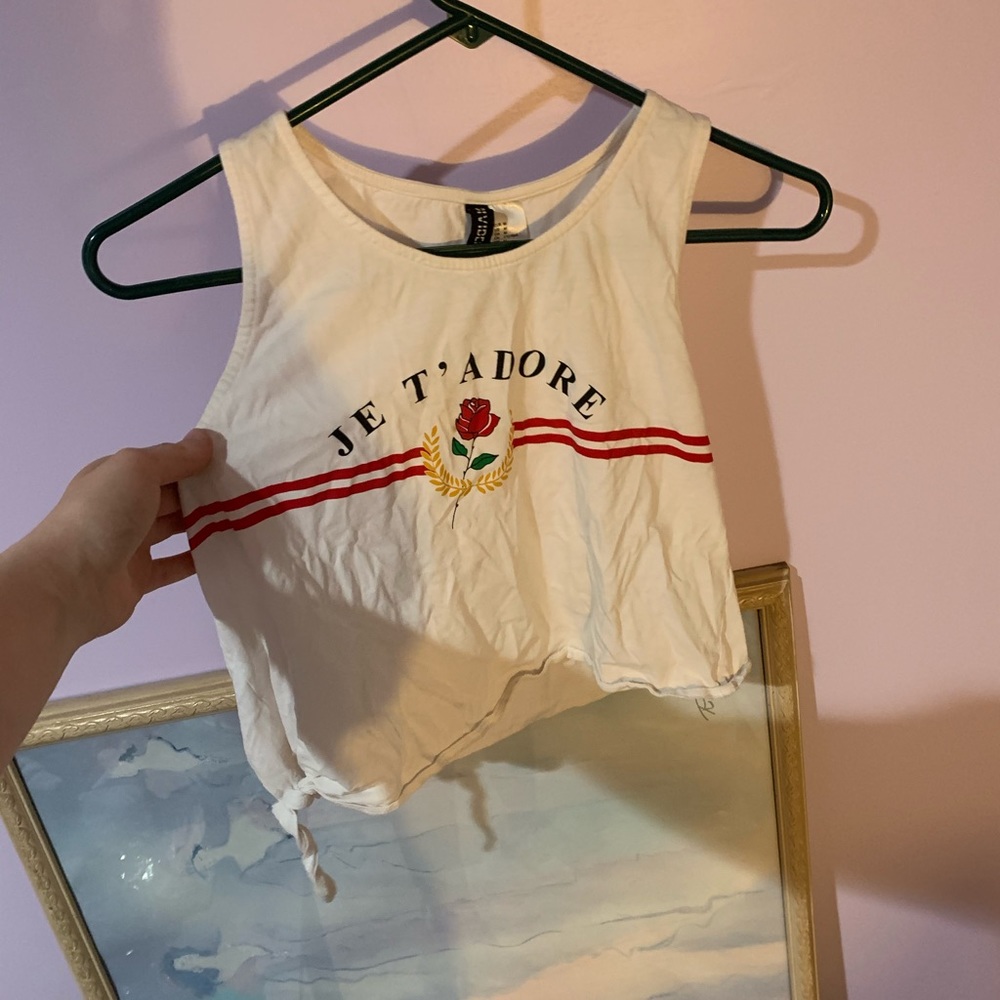 Crop top tank